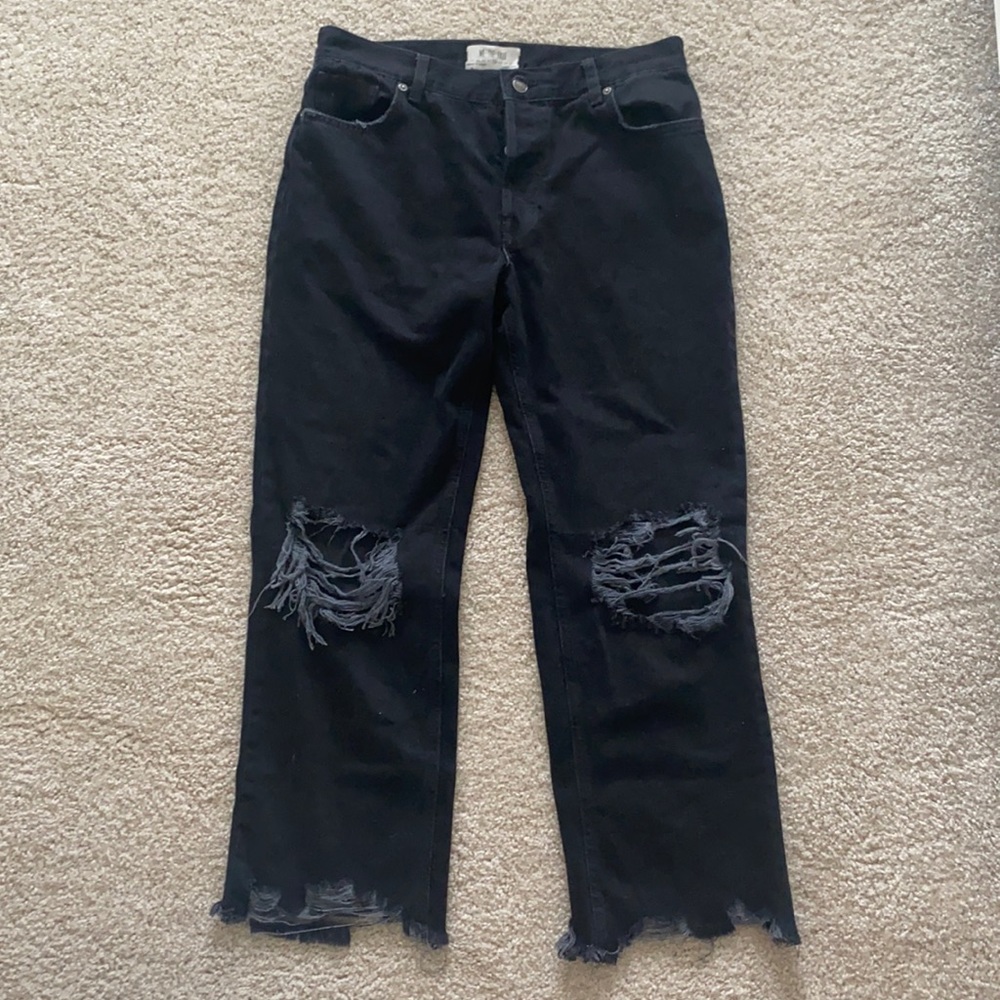 Free People Straight-Leg Jeans